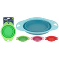 Basic foldable silicone dog food bowl-0