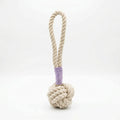 Natural White Tug Rope Toy | Handcrafted-4